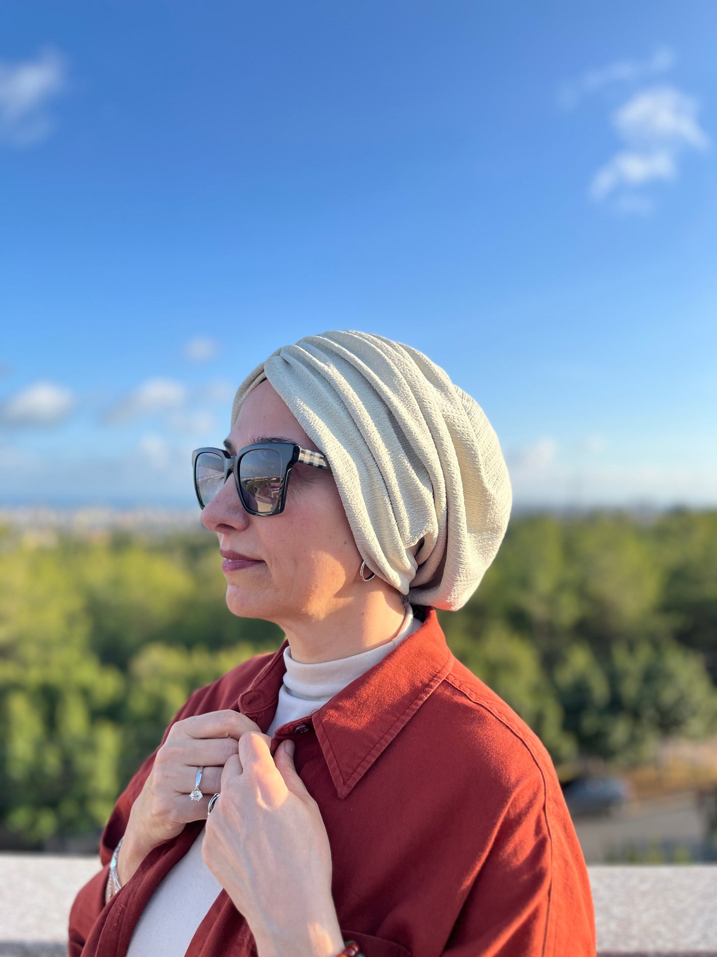 SOFT YEŞİL BÜRÜMCÜK BÜZGÜLÜ BONE