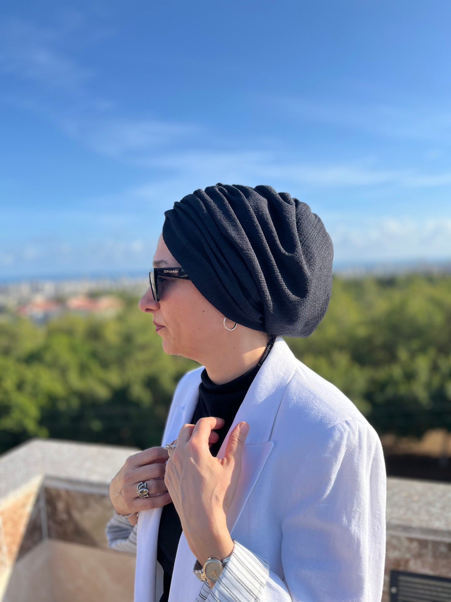 SİYAH BÜRÜMCÜK BÜZGÜLÜ BONE