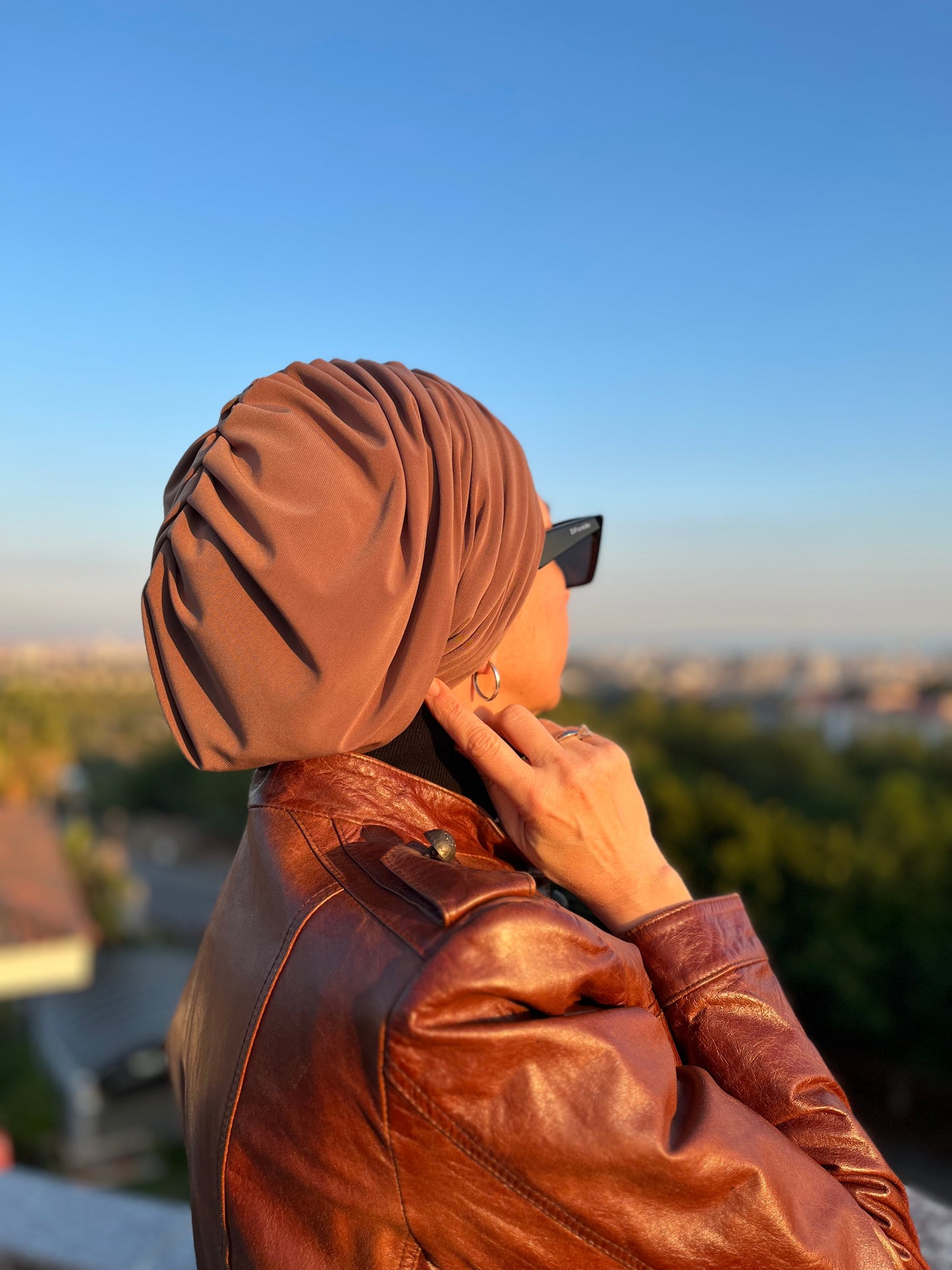 AÇIK KAHVE SANDY BÜZGÜLÜ BONE