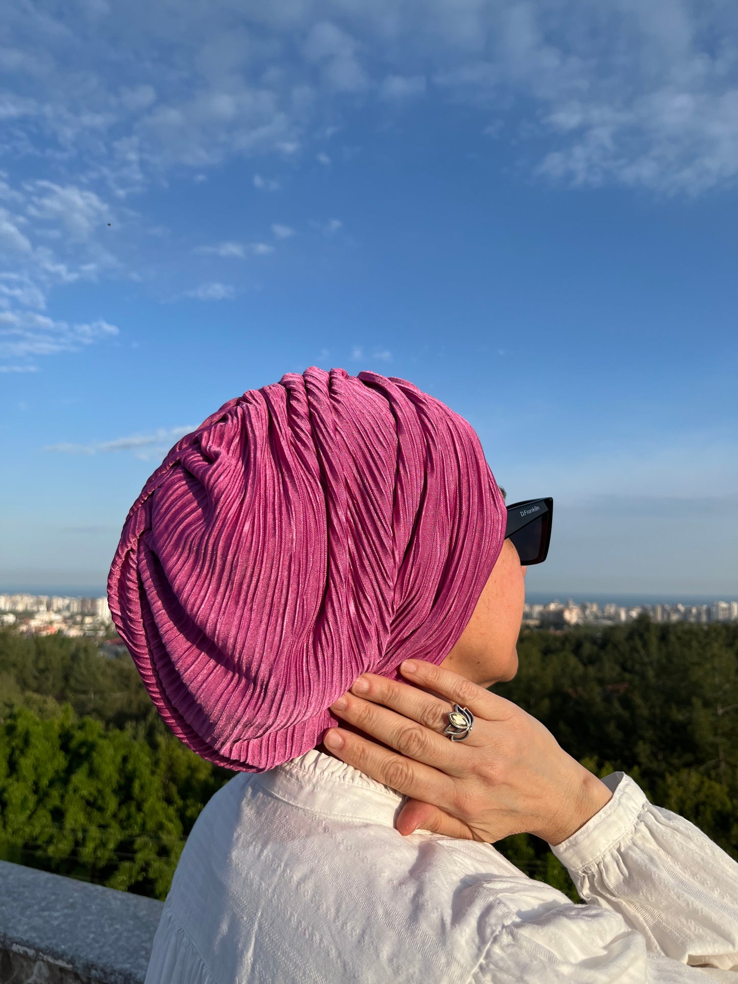 PEMBE FİTİLLİ SANDY BÜZGÜLÜ BONE