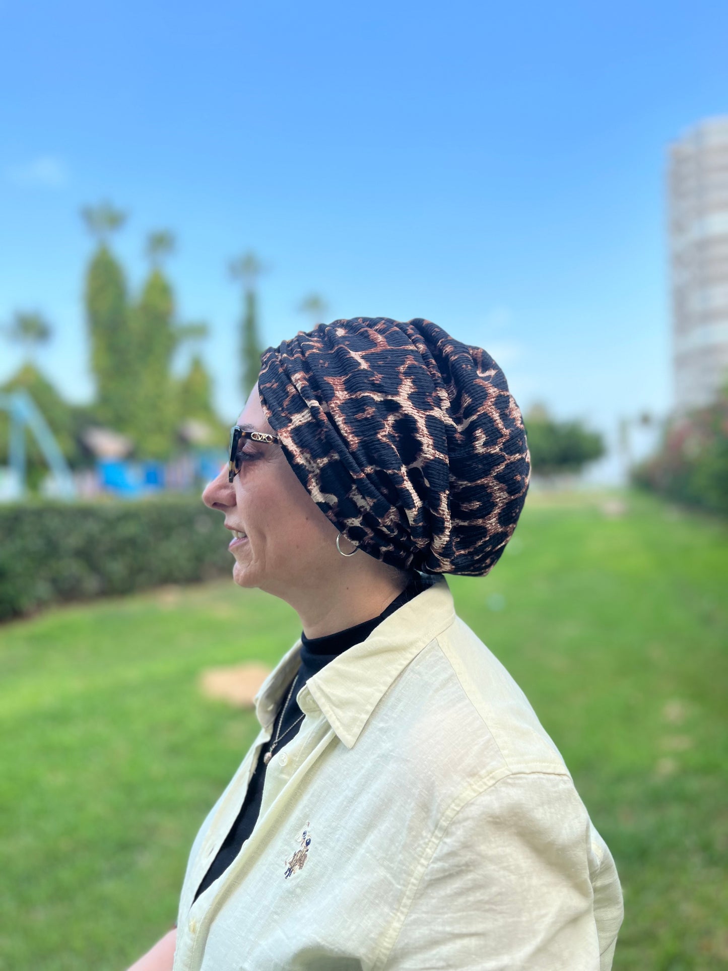 LEOPAR BÜRÜMCÜK BÜZGÜLÜ BONE