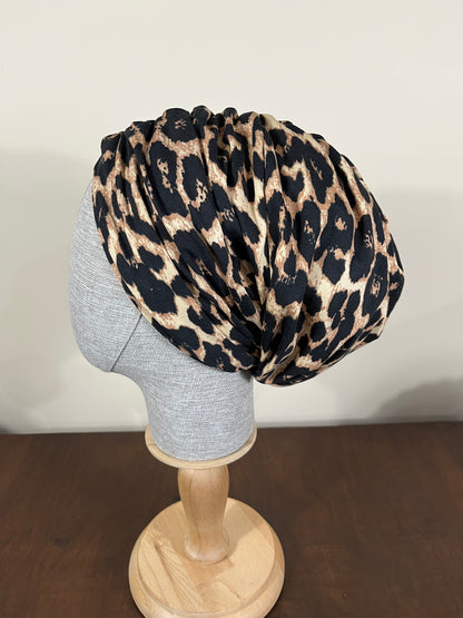 LEOPAR MENEKŞE KUMAŞ BURGULU BONE