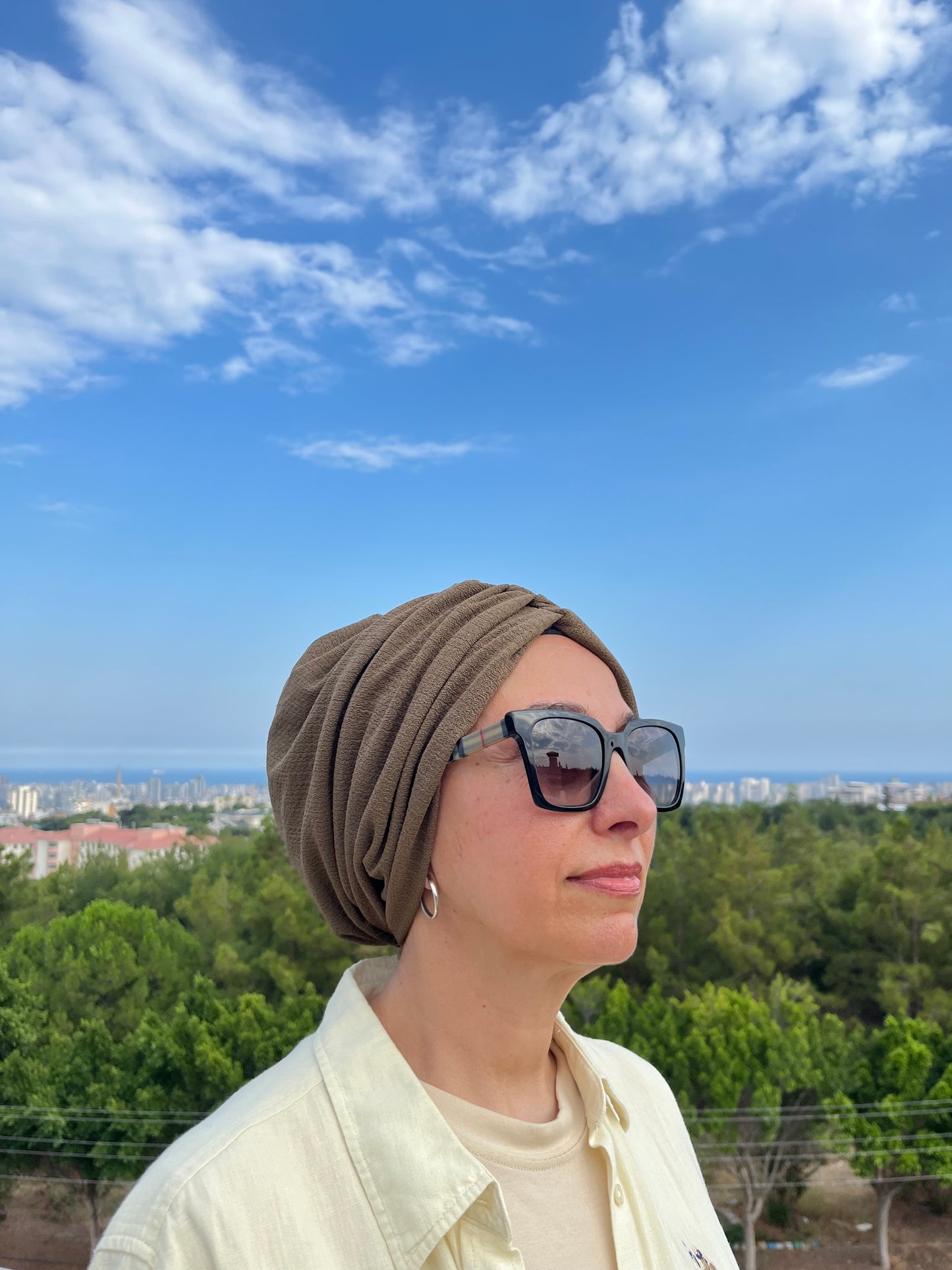 HAKİ BÜRÜMCÜK BÜZGÜLÜ BONE