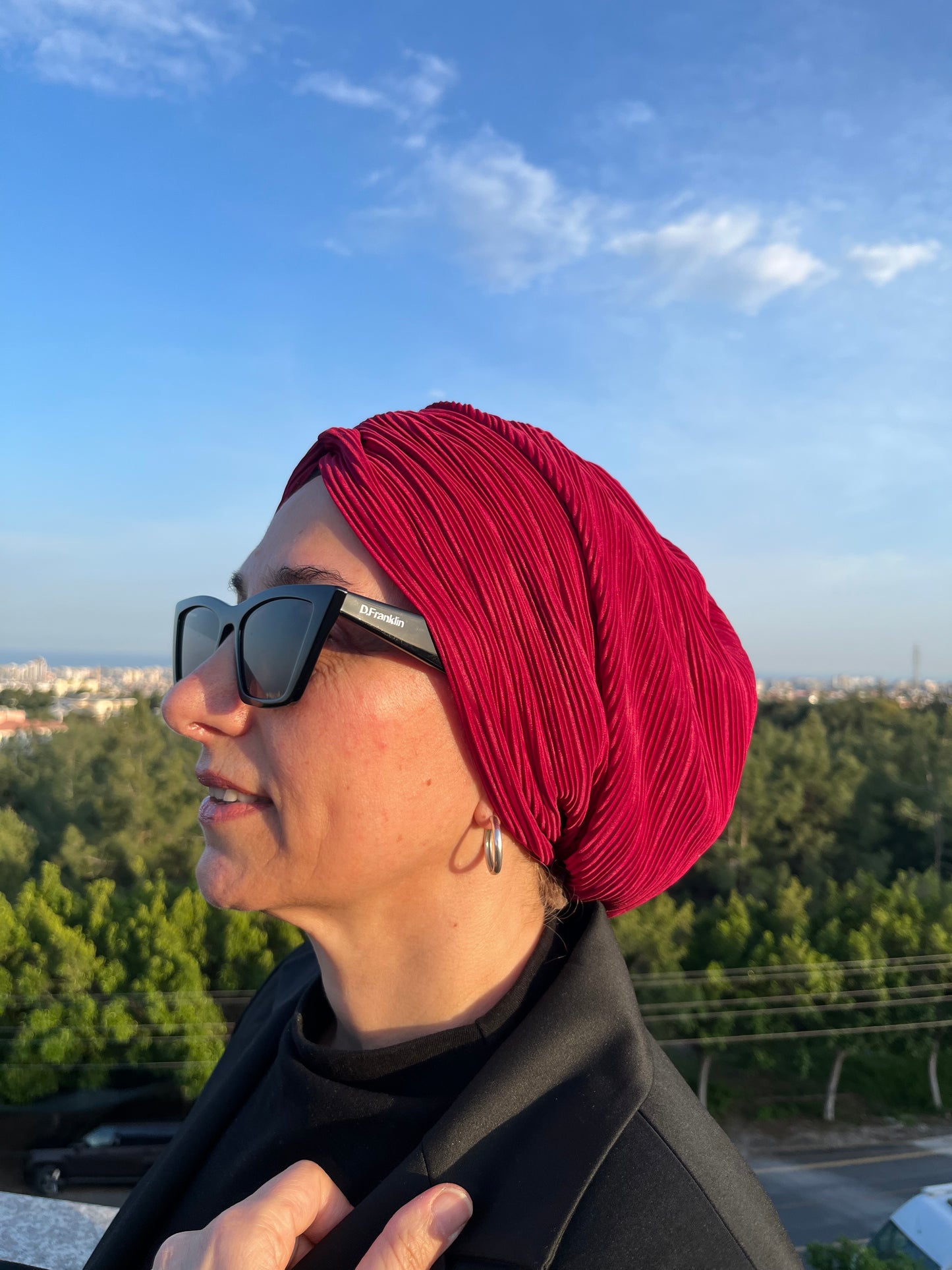 VİŞNE FİTİLLİ SANDY BÜZGÜLÜ BONE