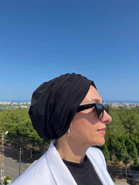 SİYAH SANDY BÜZGÜLÜ BONE