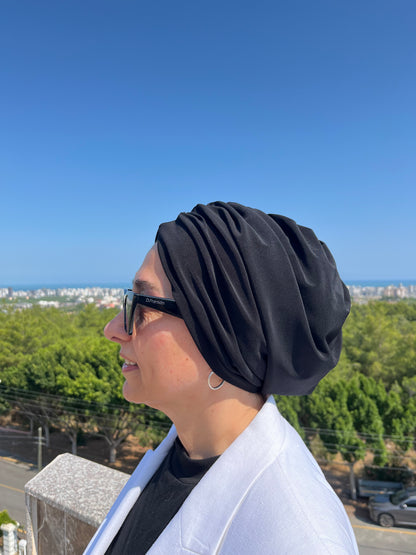 SİYAH SANDY BÜZGÜLÜ BONE