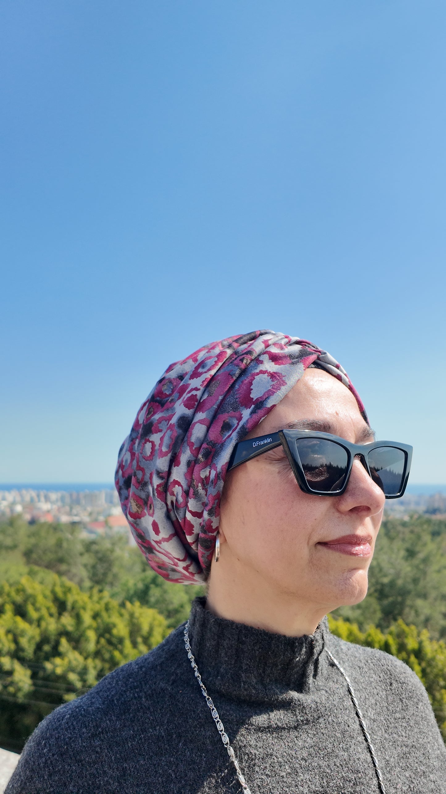RÜYA MENEKŞE KUMAŞ BÜZGÜLÜ BONE