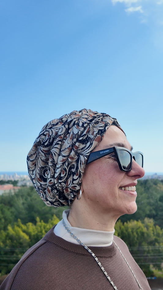 SARAY MENEKŞE KUMAŞ BÜZGÜLÜ BONE