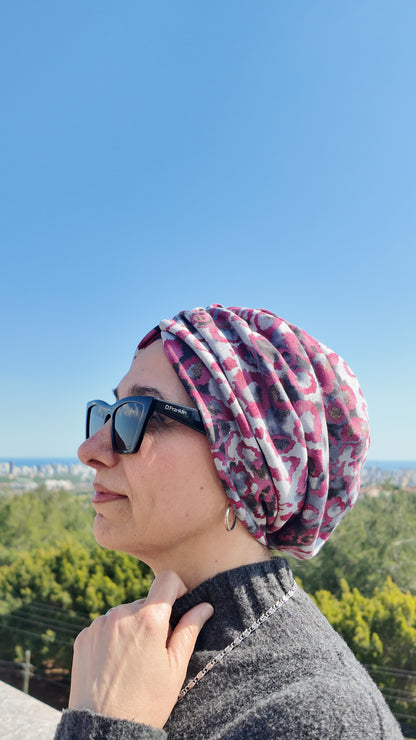 RÜYA MENEKŞE KUMAŞ BÜZGÜLÜ BONE