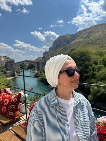 BEYAZ BÜRÜMCÜK BÜZGÜLÜ BONE