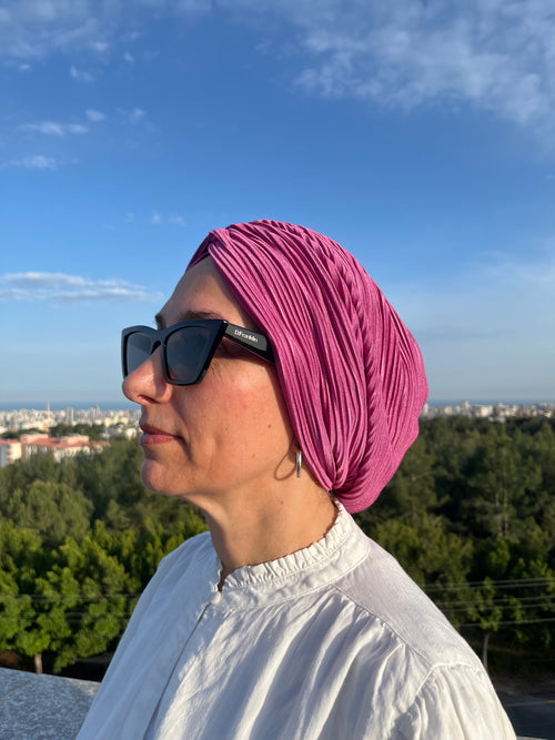 PEMBE FİTİLLİ SANDY BÜZGÜLÜ BONE