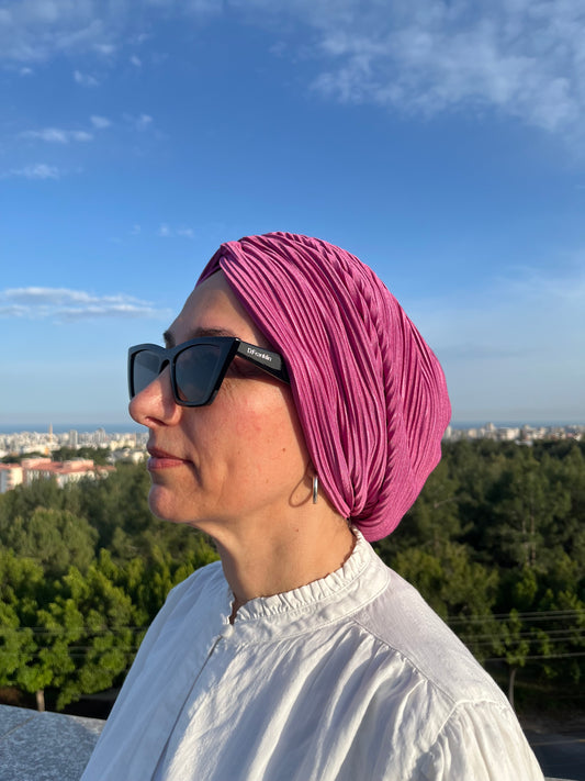 PEMBE FİTİLLİ SANDY BÜZGÜLÜ BONE